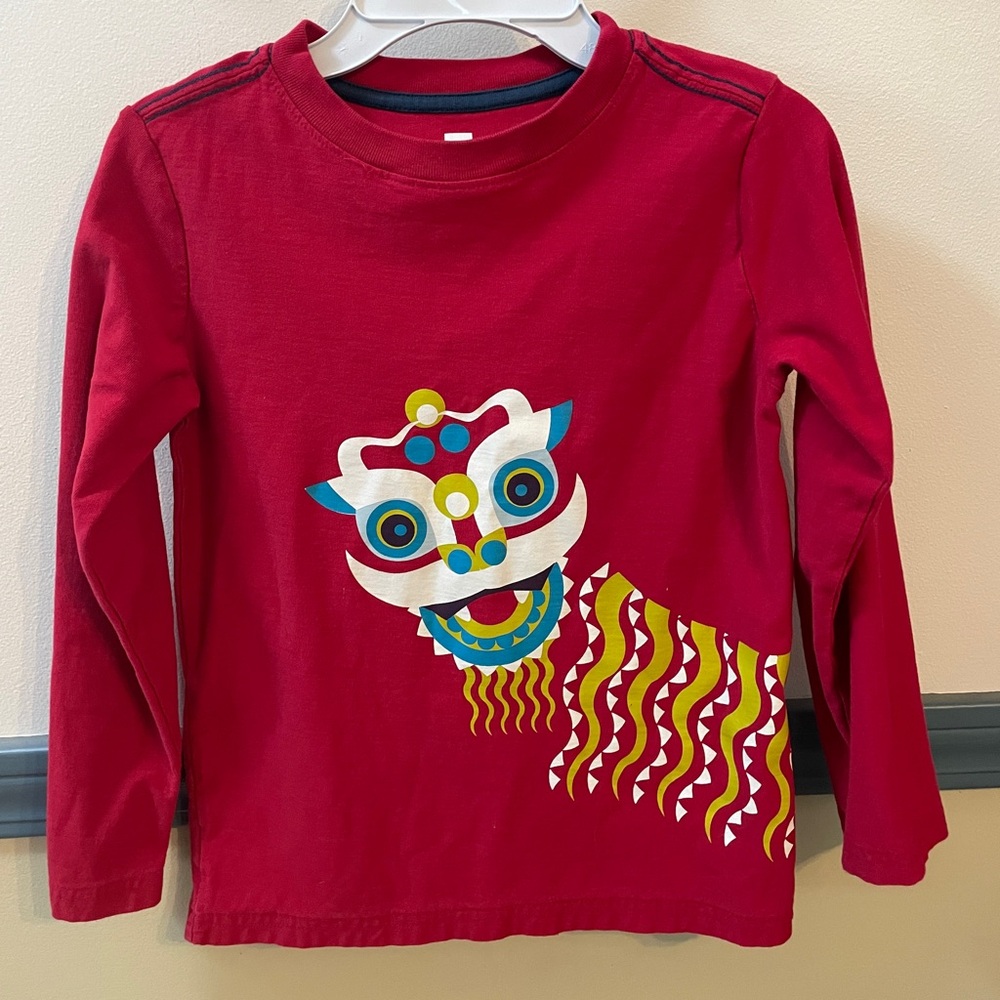 Sz 7 Tea Collection Chinese New Year Dragon Long Sleeve